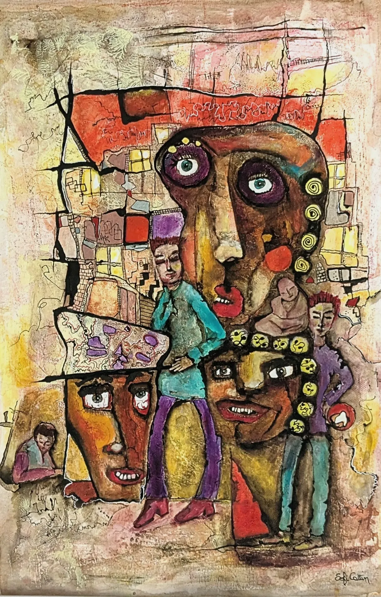 Les visages de sa pensée (vendu)